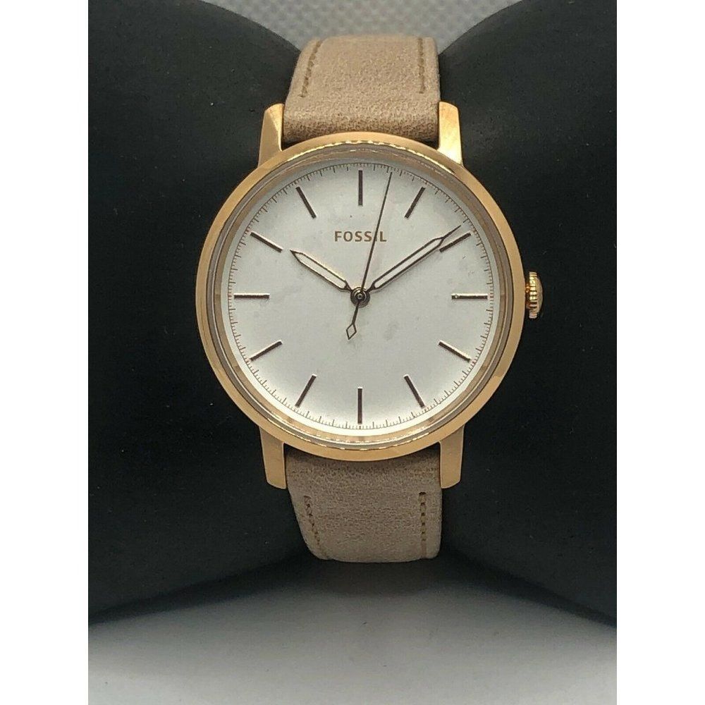 Fossil ES4185 Women's Sand Leather Analog White Di